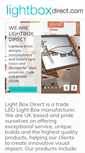 Mobile Screenshot of lightboxdirect.com